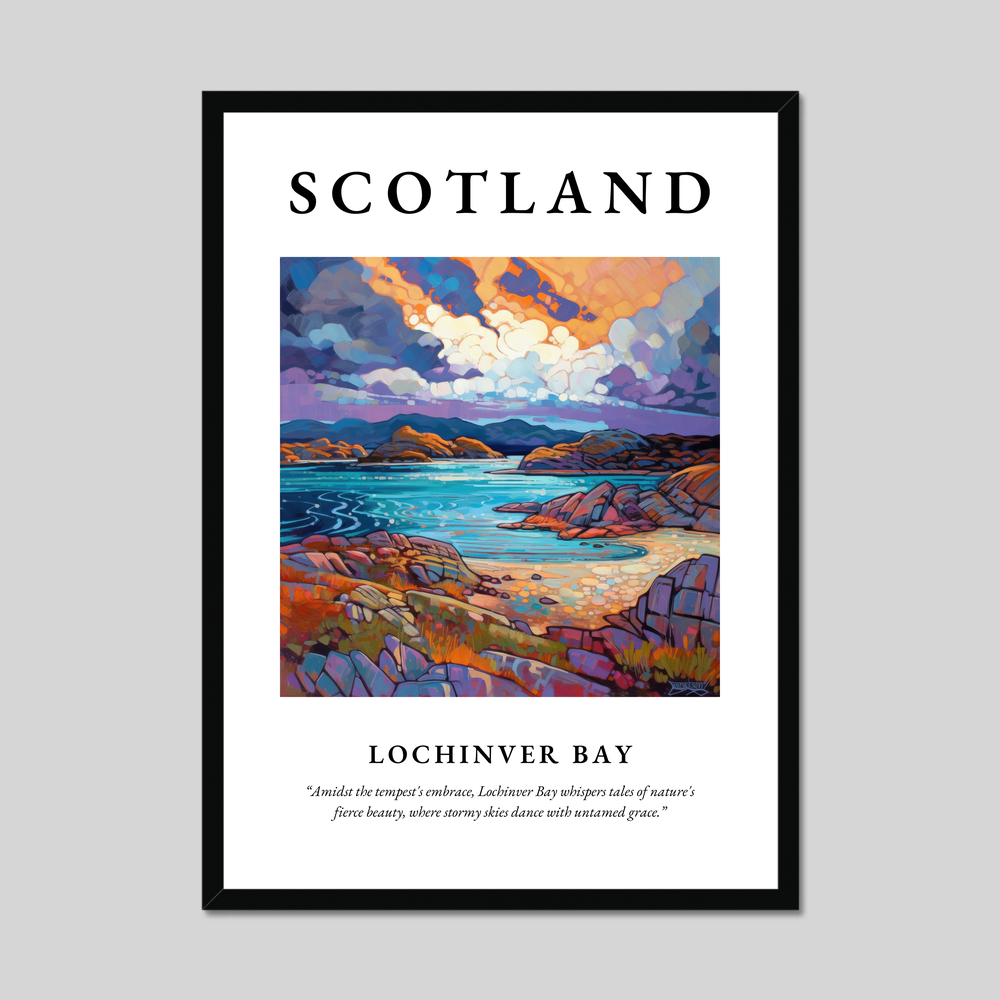 Poster of Lochinver Bay, Scotland.