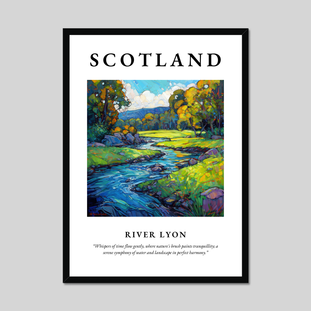 Poster of River Lyon, Scotland.