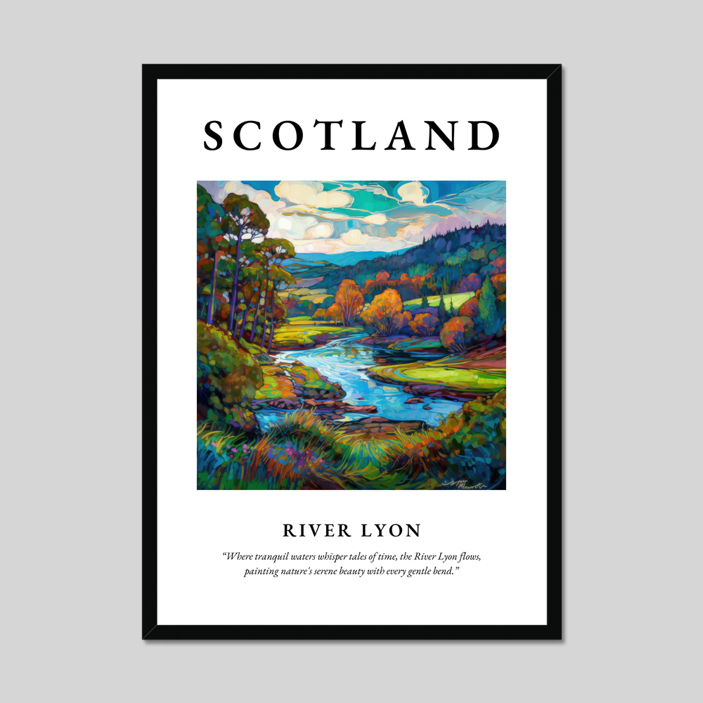 Poster of River Lyon, Scotland.