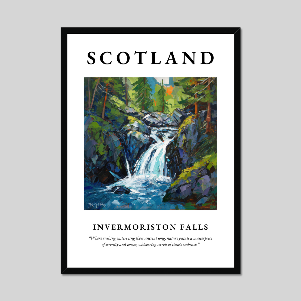 Poster of Invermoriston Falls, Scotland.