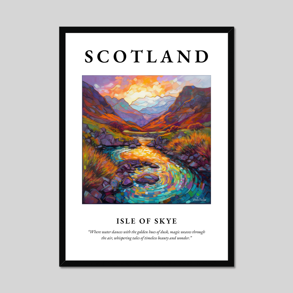 Poster of Isle of Skye, Scotland.