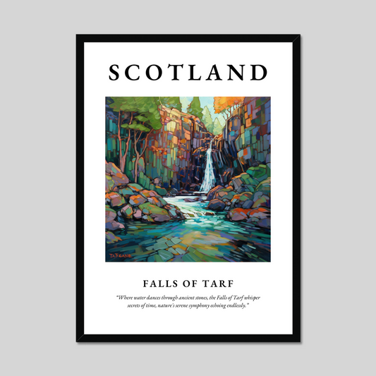 Poster of Falls of Tarf, Scotland.