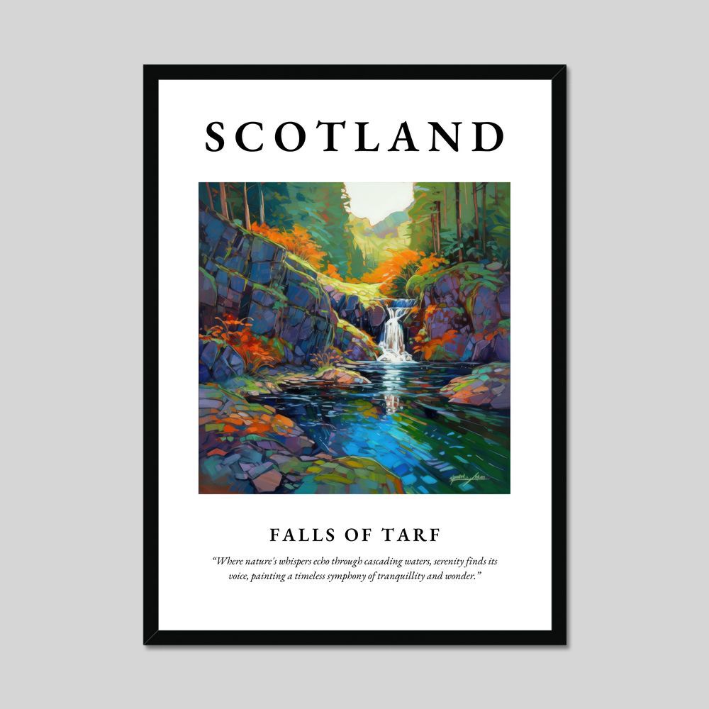 Poster of Falls of Tarf, Scotland.