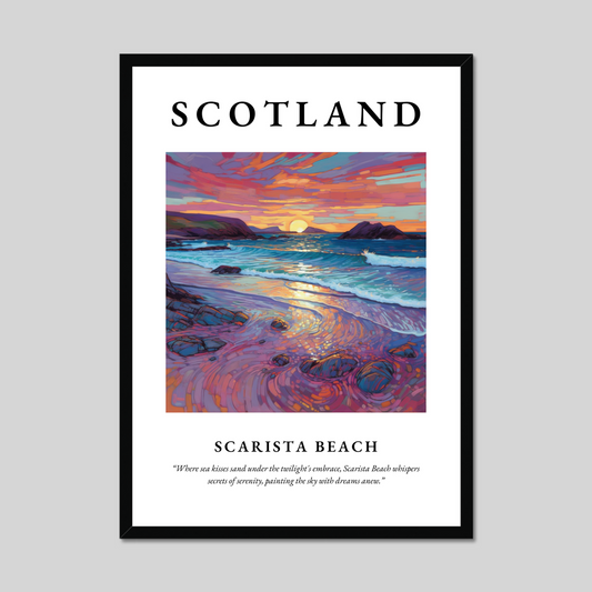 Poster of Scarista Beach, Scotland.