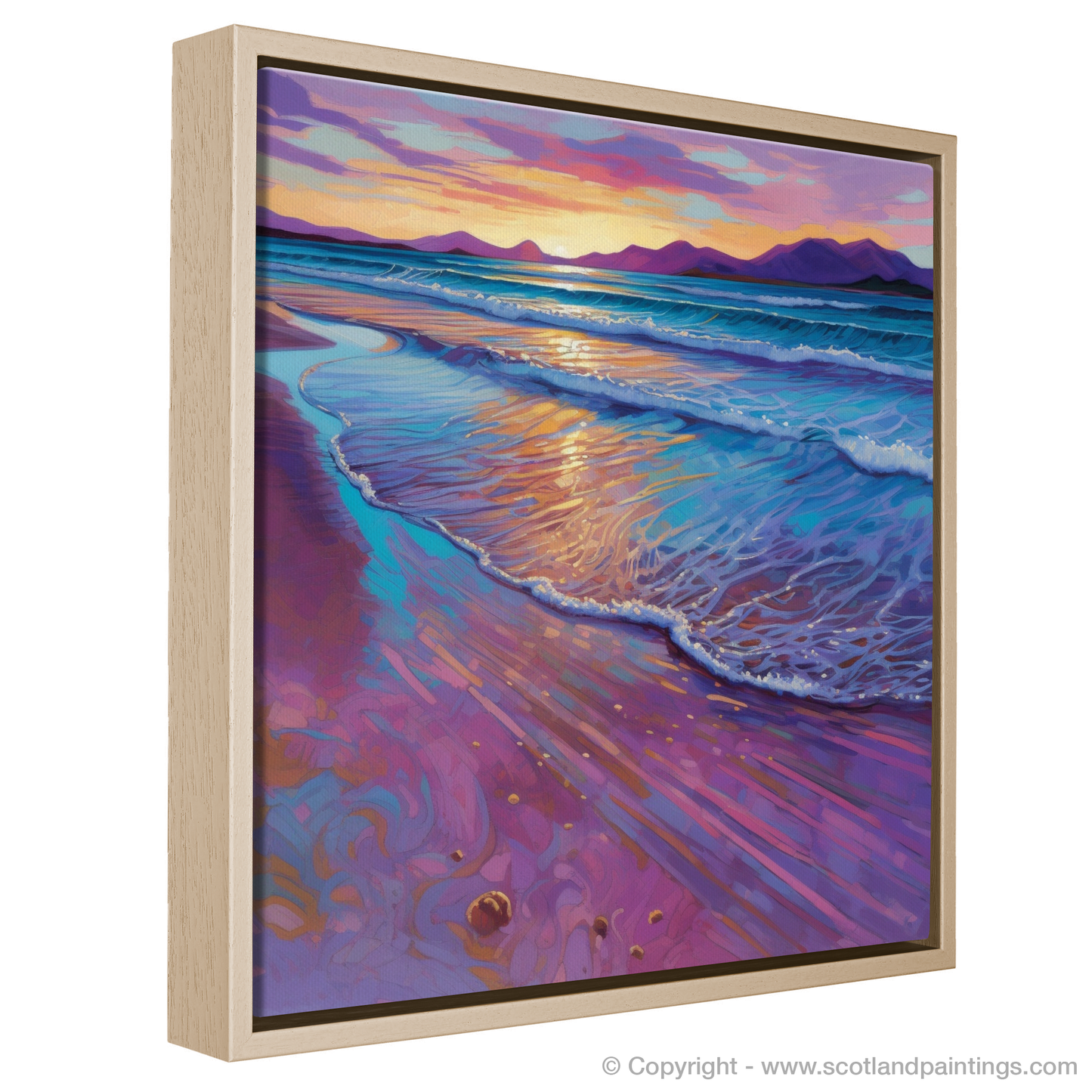 Dusk at Scarista Beach: An Impressionist Symphony of Colour