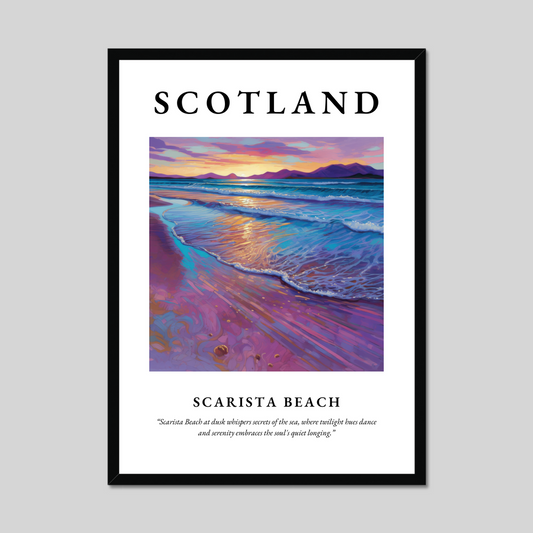 Poster of Scarista Beach, Scotland.