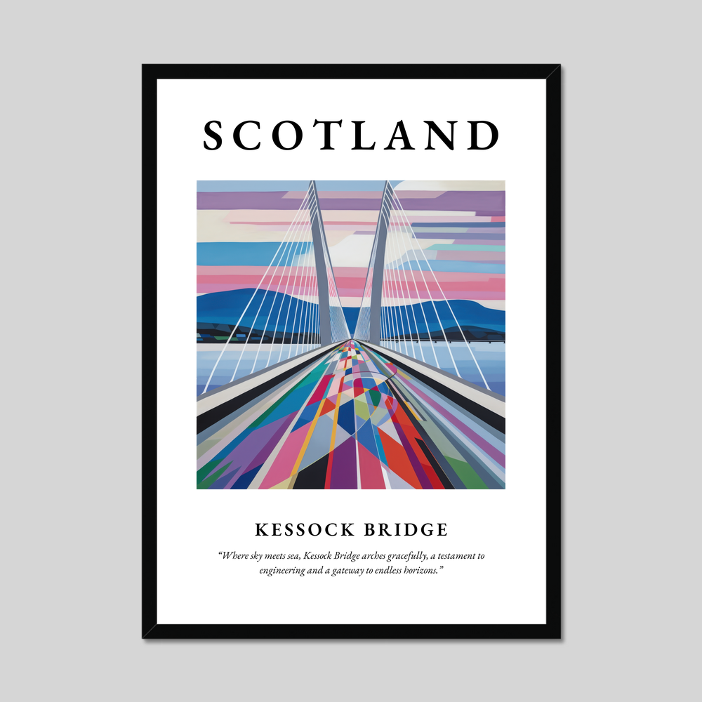 Poster of Kessock Bridge, Scotland.