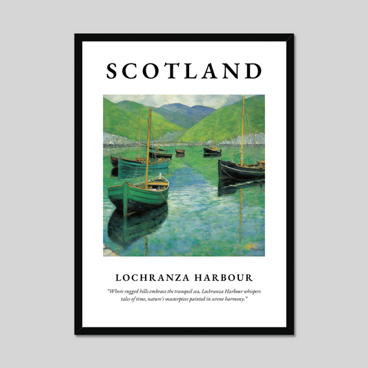 Poster of Lochranza Harbour, Scotland.