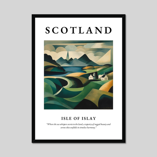 Poster of Isle of Islay, Scotland.