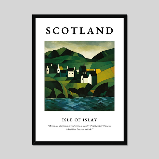 Poster of Isle of Islay, Scotland.