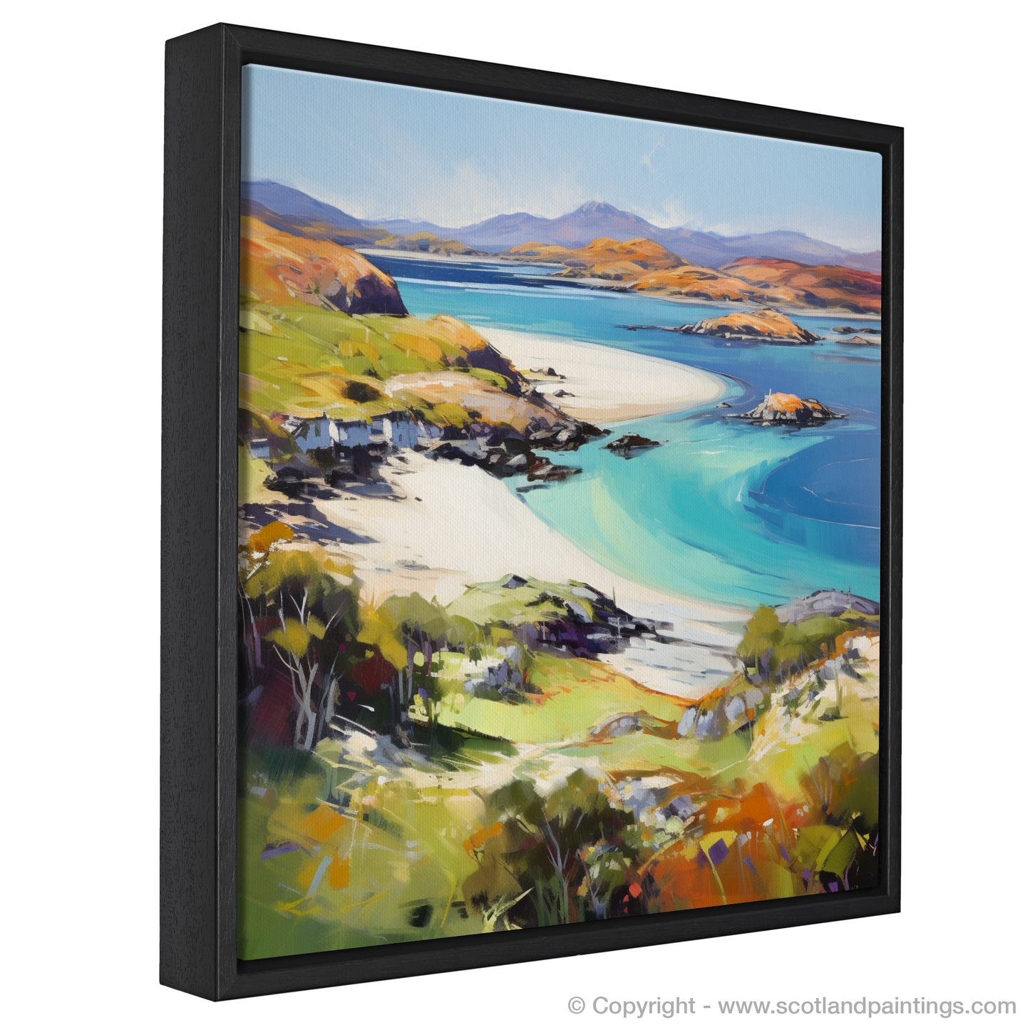 Lochinver Bay Reverie: An Abstract Impressionist Tribute to Scotland's Coastal Charm