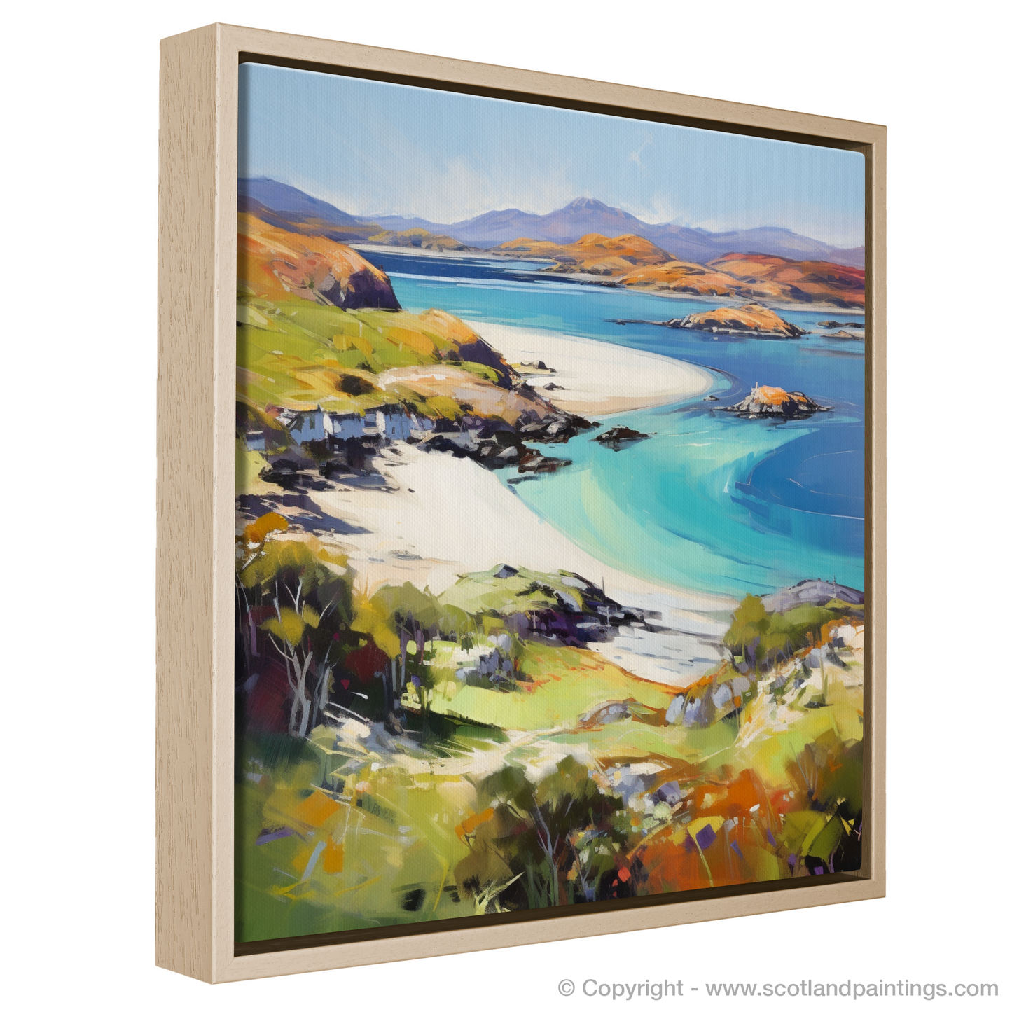 Lochinver Bay Reverie: An Abstract Impressionist Tribute to Scotland's Coastal Charm