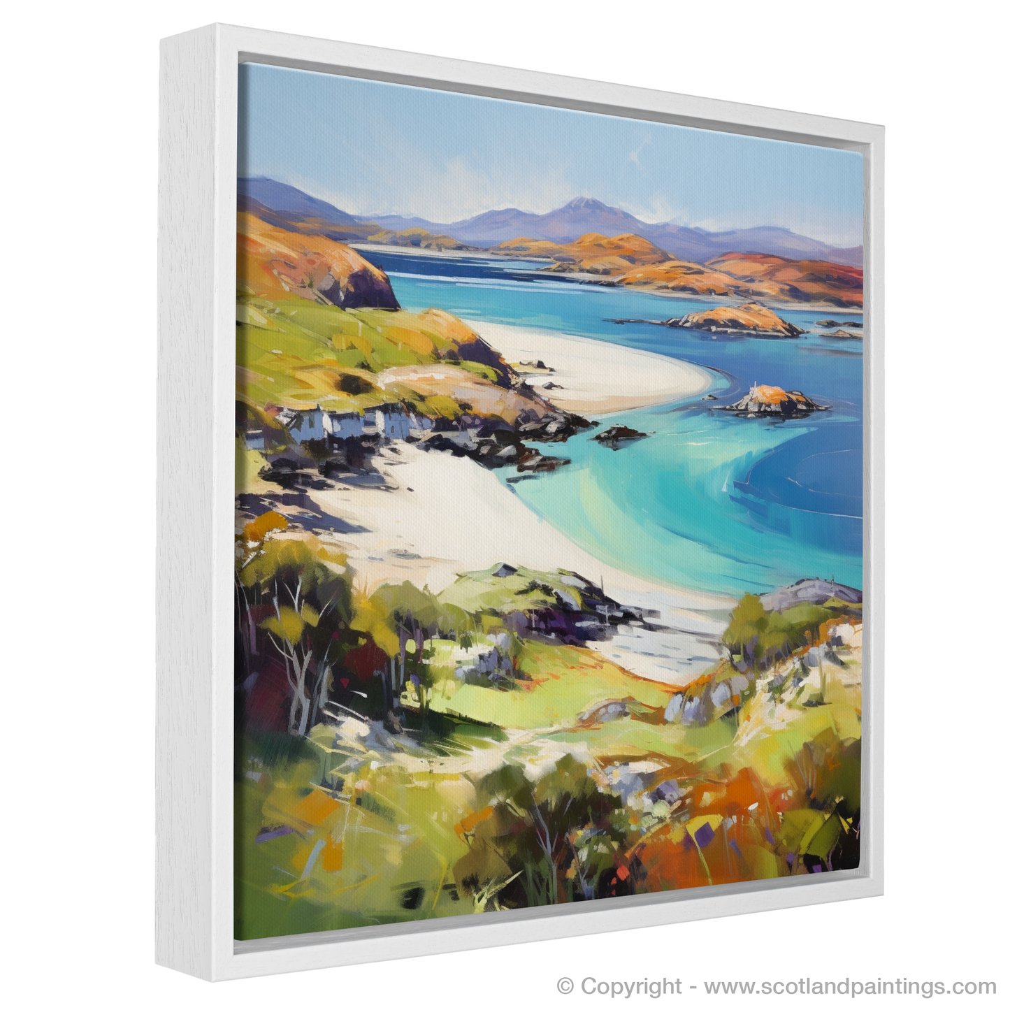 Lochinver Bay Reverie: An Abstract Impressionist Tribute to Scotland's Coastal Charm