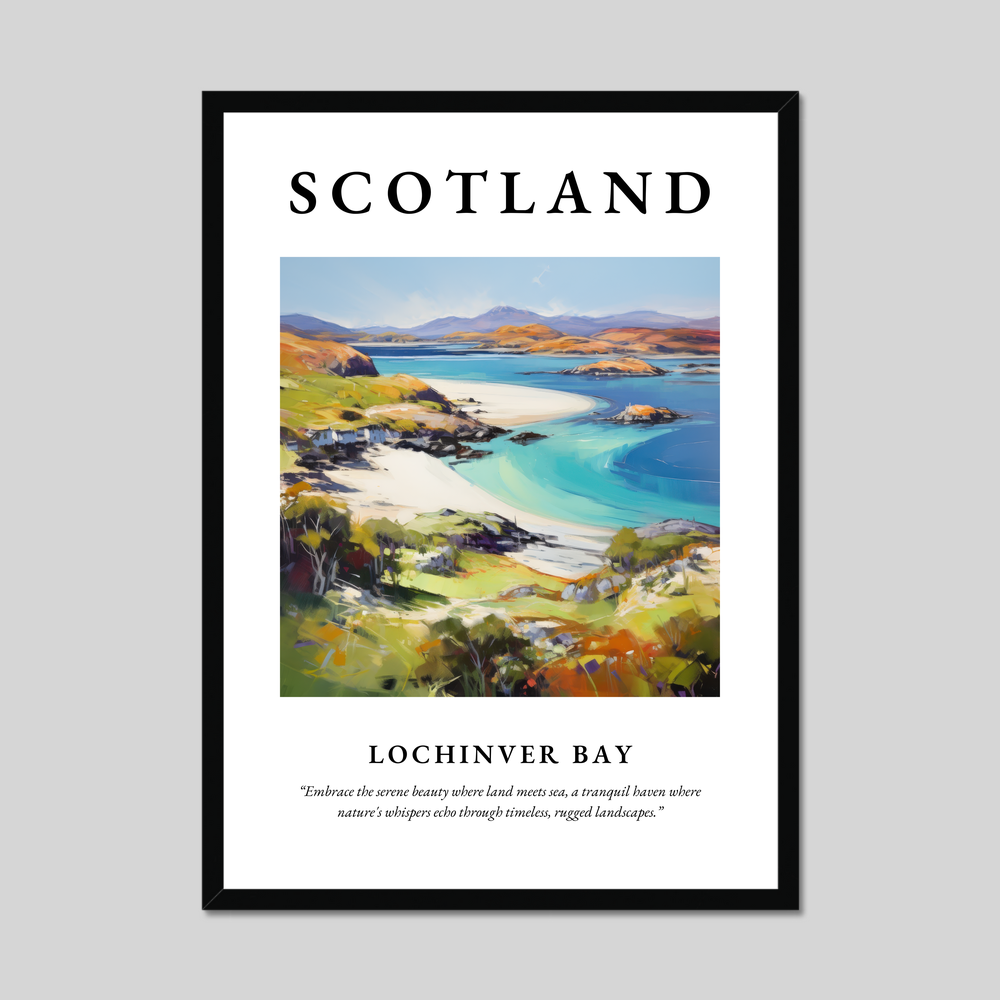 Poster of Lochinver Bay, Scotland.