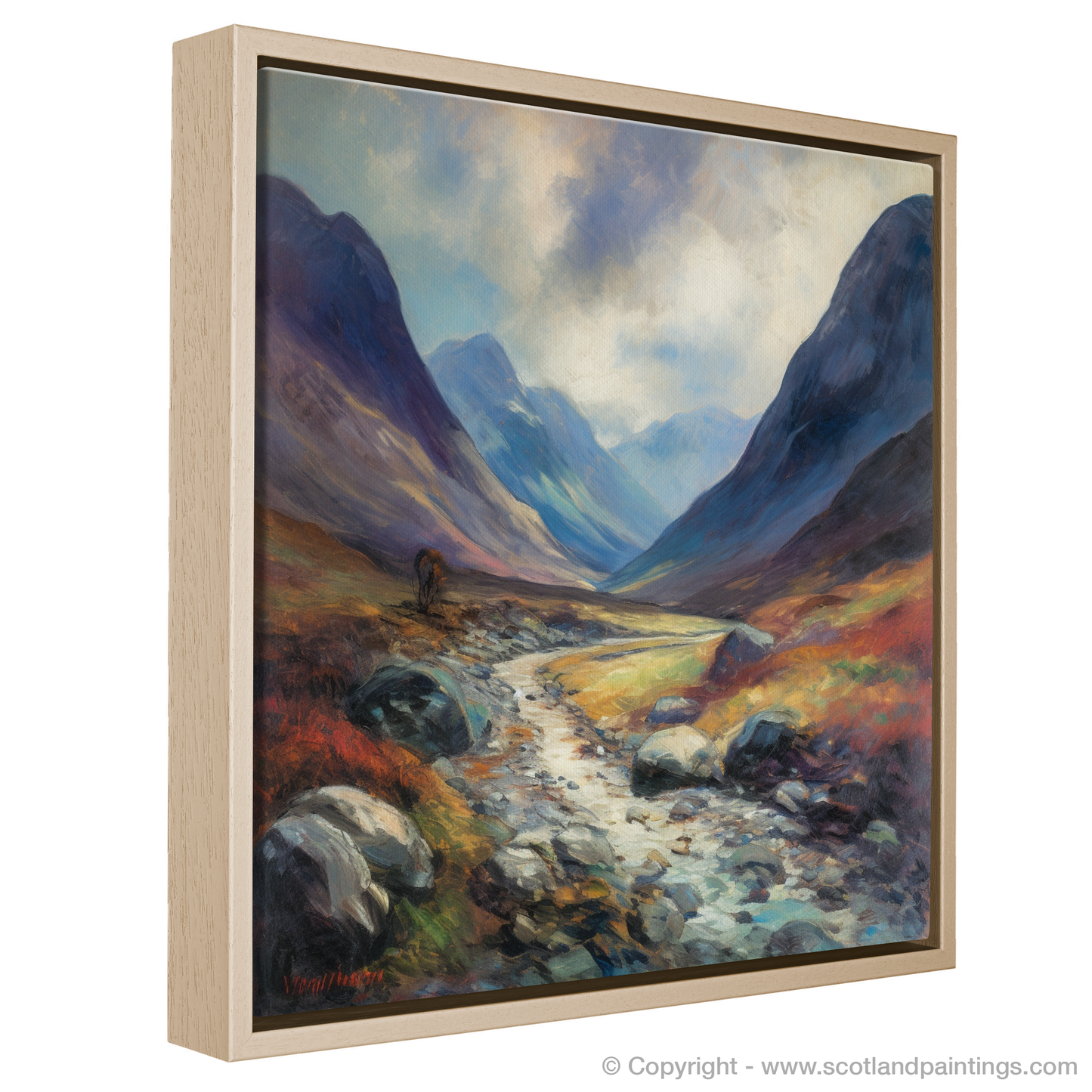 Whispers of Glen Coe - An Impressionist Ode to the Highlands