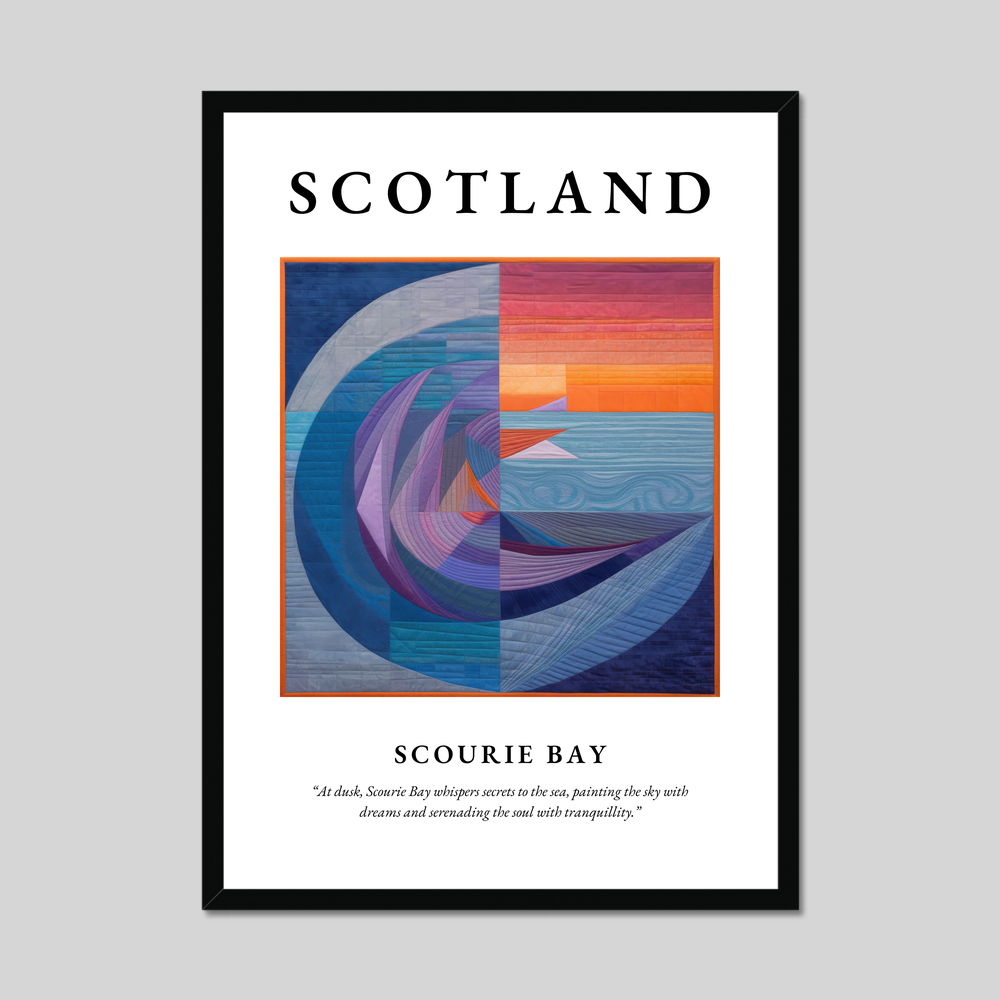 Poster of Scourie Bay, Scotland.