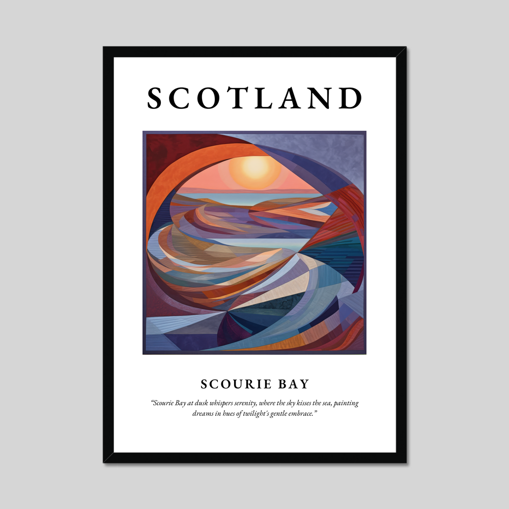 Poster of Scourie Bay, Scotland.