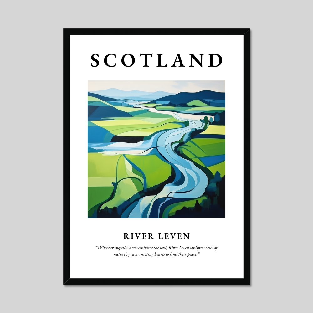 Poster of River Leven, Scotland.