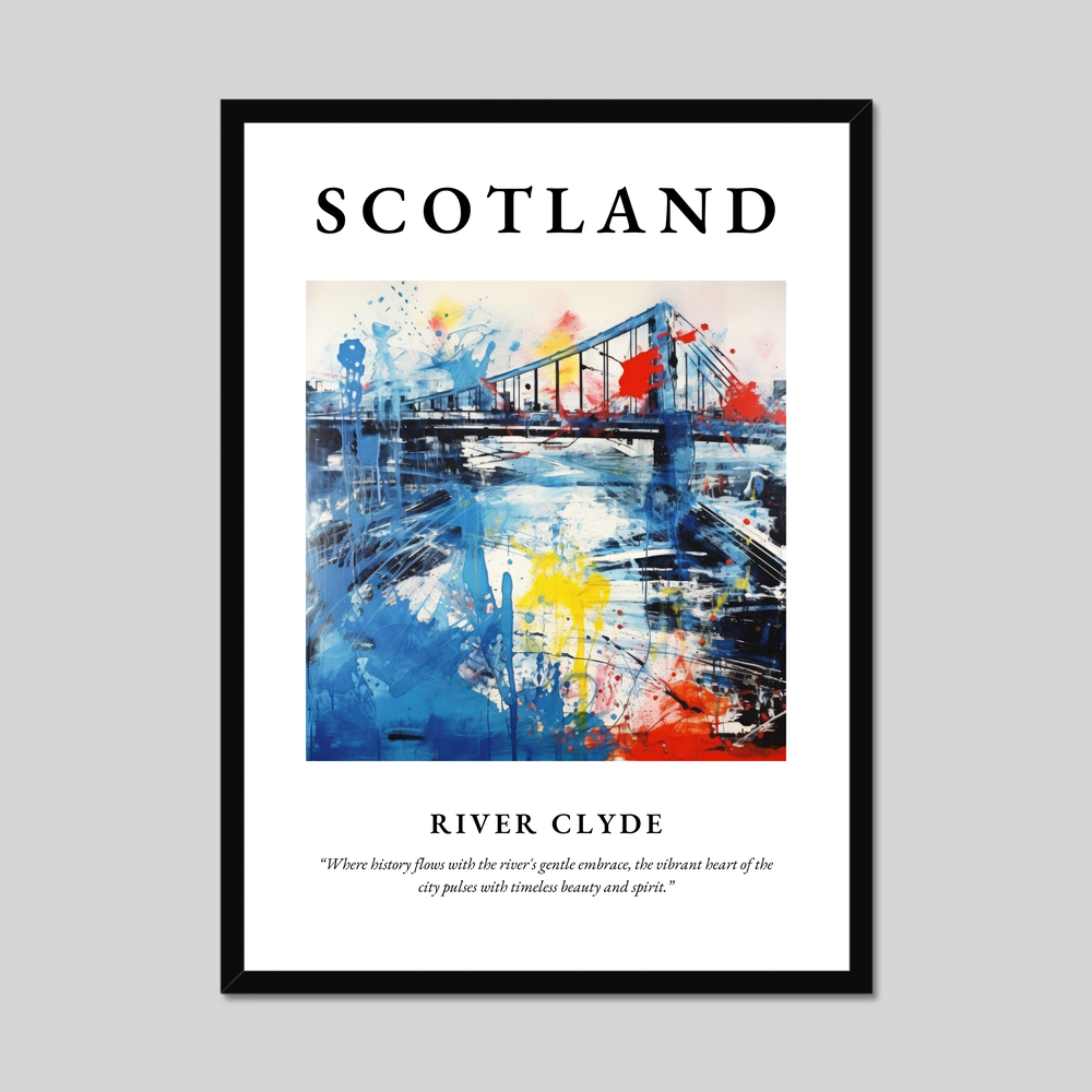 Poster of River Clyde, Scotland.