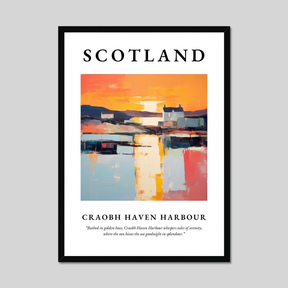 Poster of Craobh Haven Harbour, Scotland.