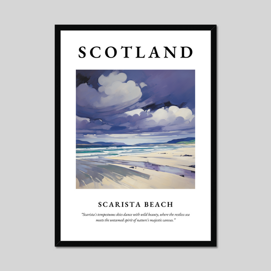 Poster of Scarista Beach, Scotland.