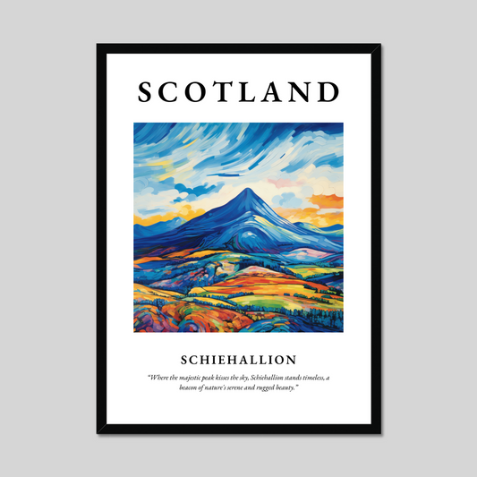 Poster of Schiehallion, Scotland.