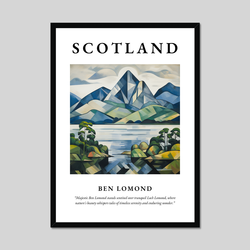 Poster of Ben Lomond, Scotland.