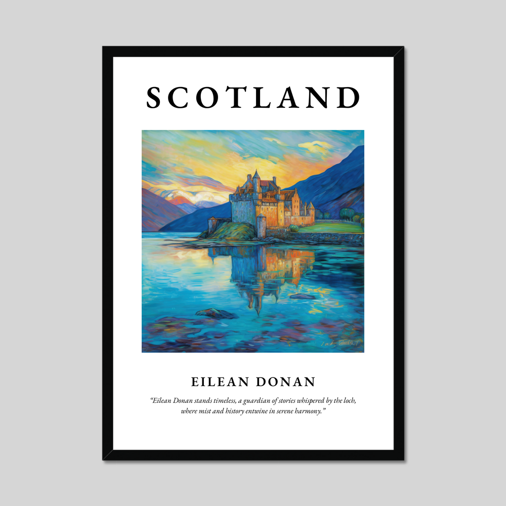 Poster of Eilean Donan, Scotland.