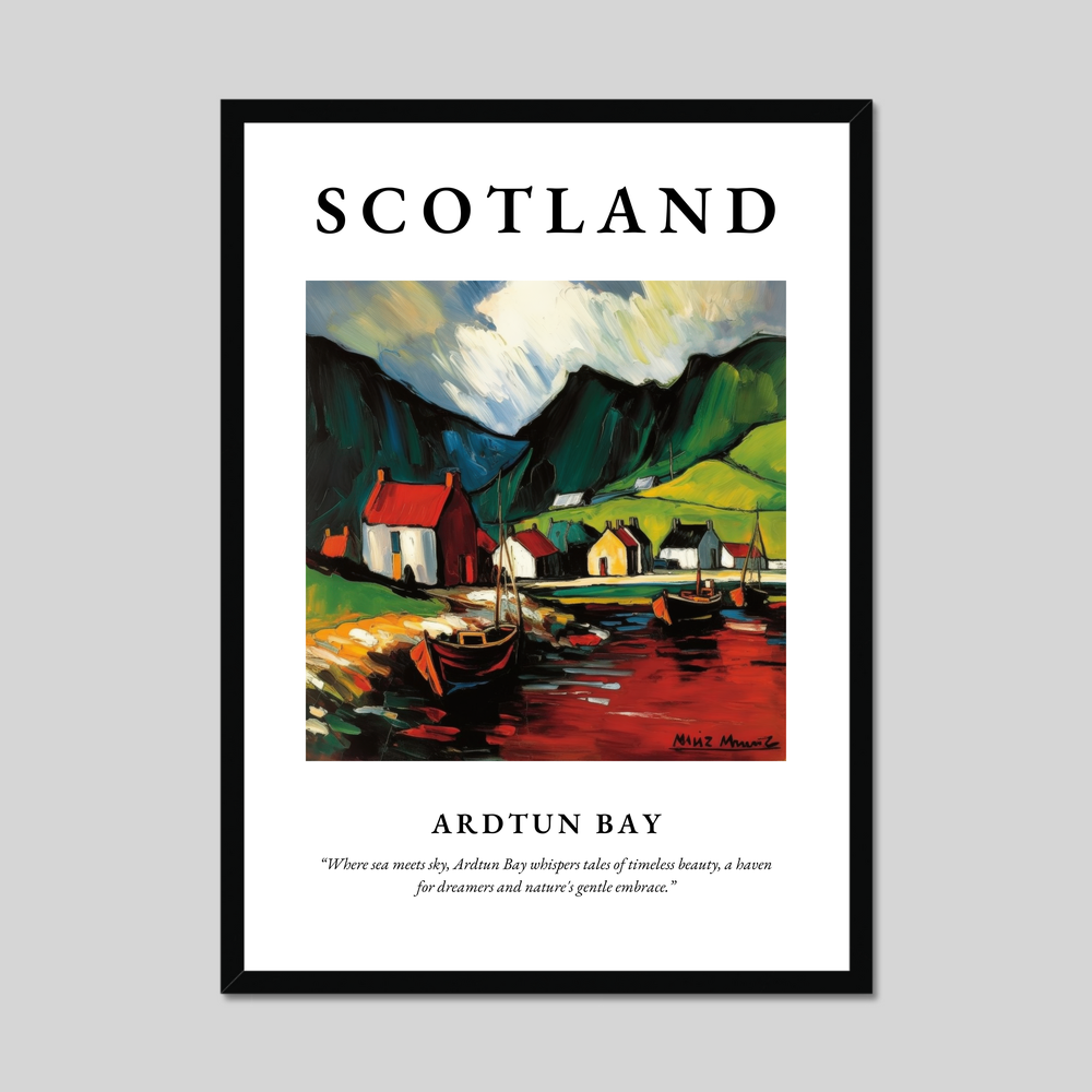 Poster of Ardtun Bay, Scotland.