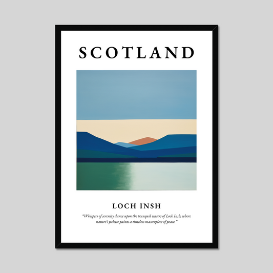 Poster of Loch Insh, Scotland.