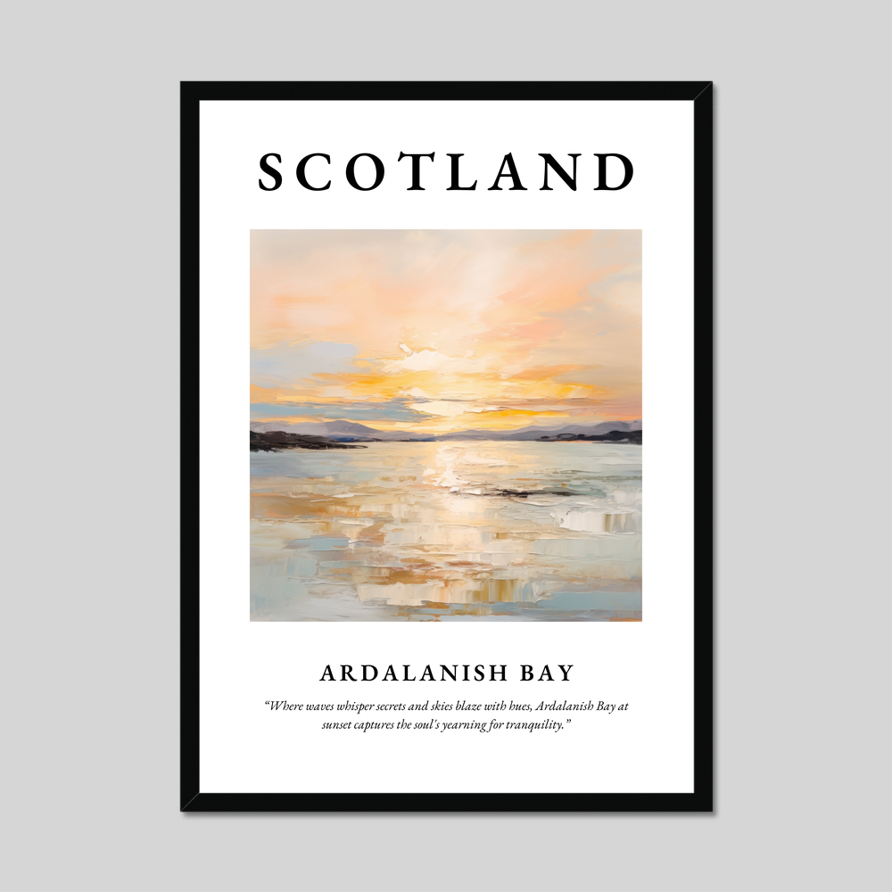 Poster of Ardalanish Bay, Scotland.