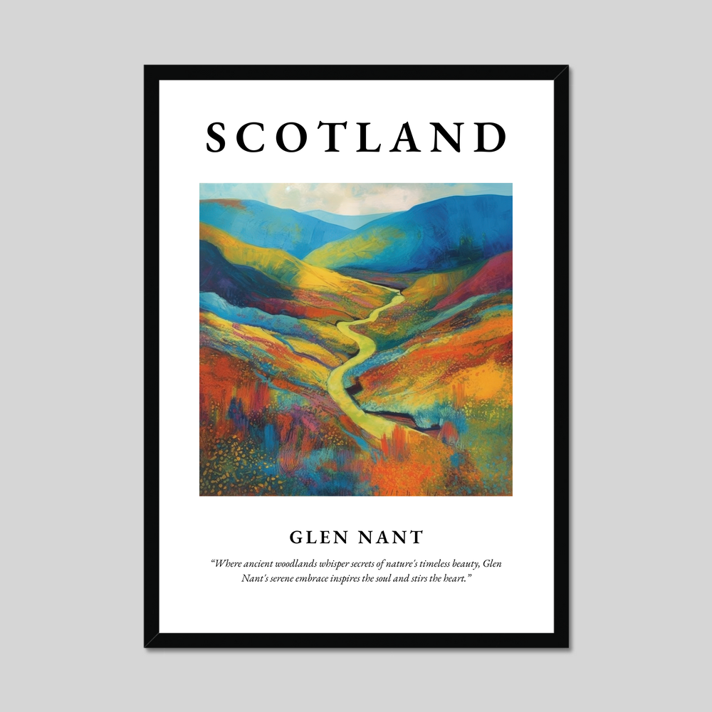 Poster of Glen Nant, Scotland.