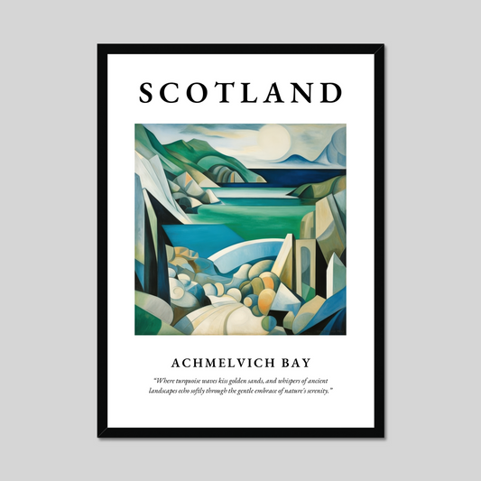 Poster of Achmelvich Bay, Scotland.