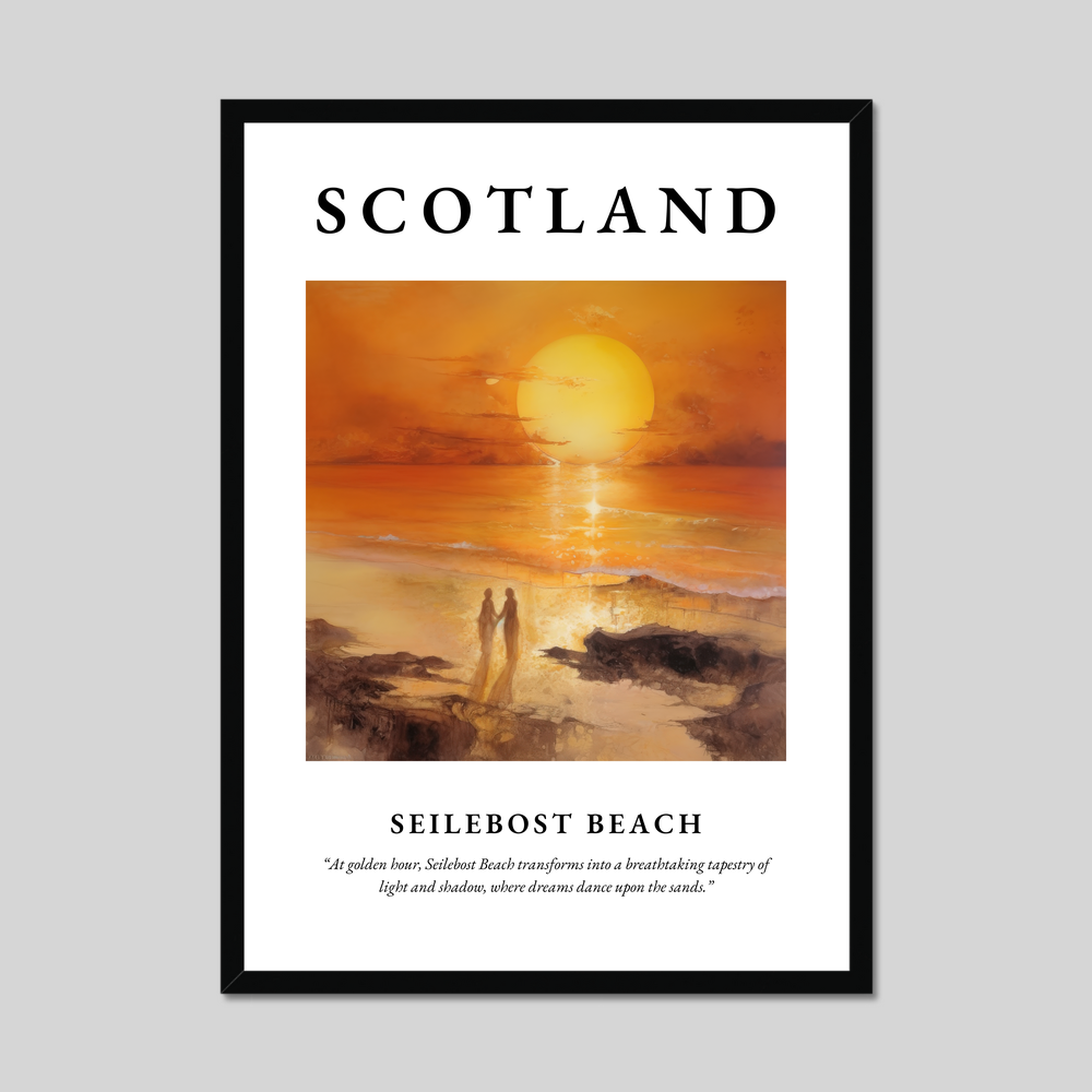 Poster of Seilebost Beach, Scotland.