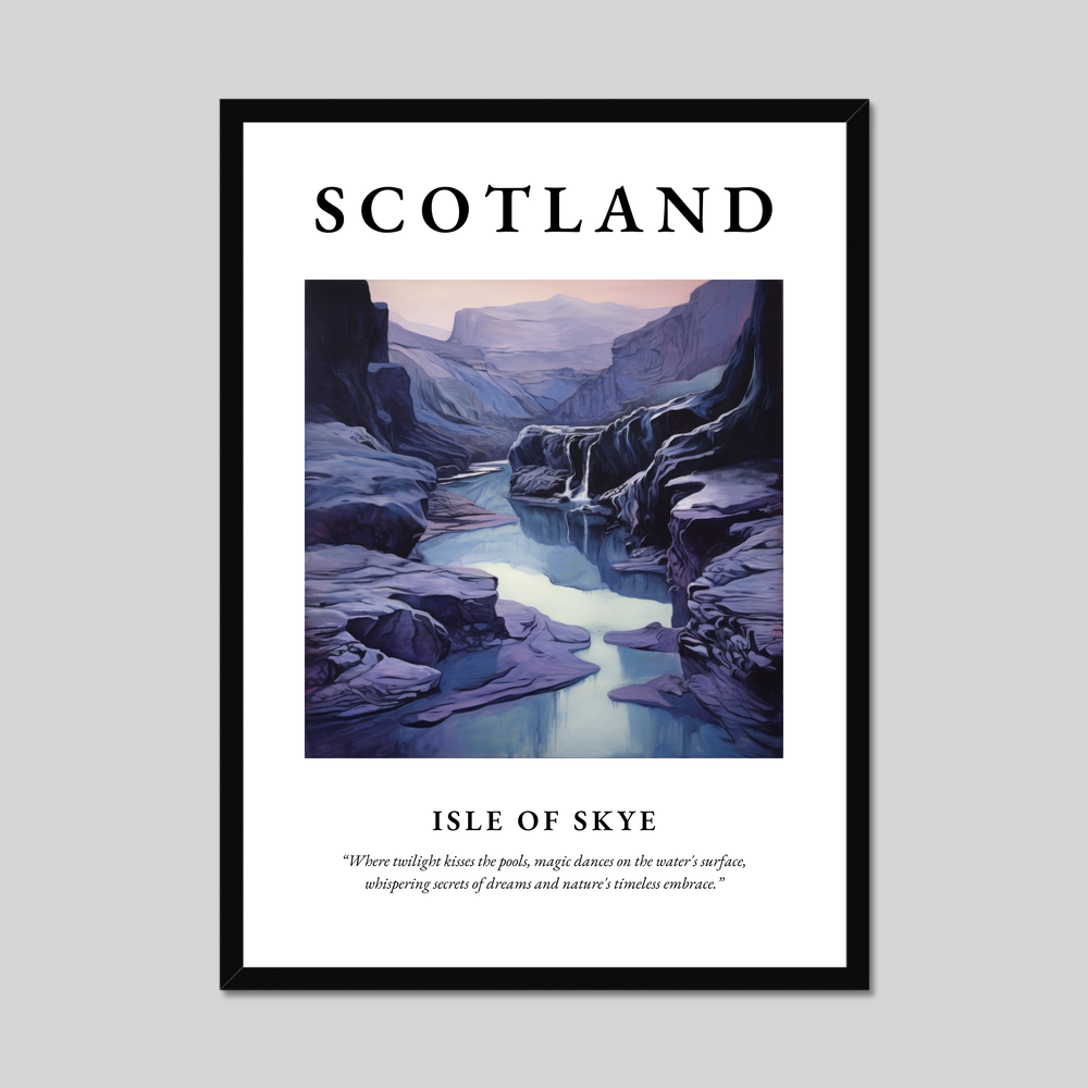 Poster of Isle of Skye, Scotland.