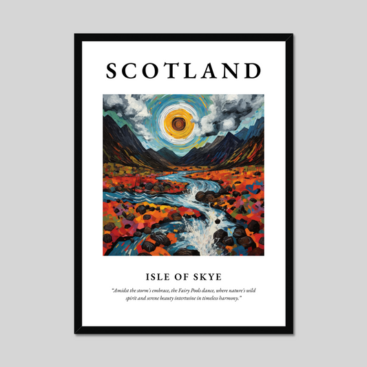 Poster of Isle of Skye, Scotland.