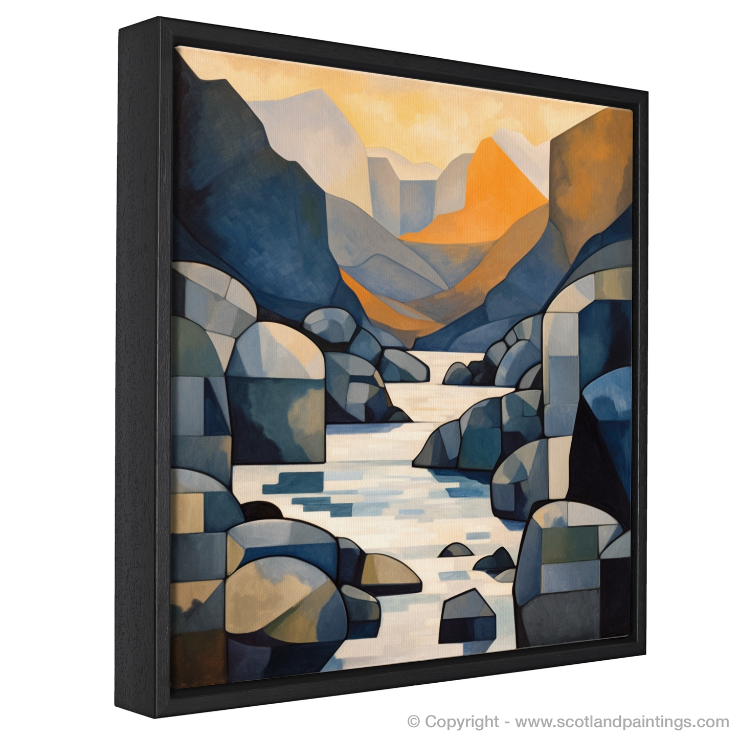 Cubist Twilight at Isle of Skye Fairy Pools