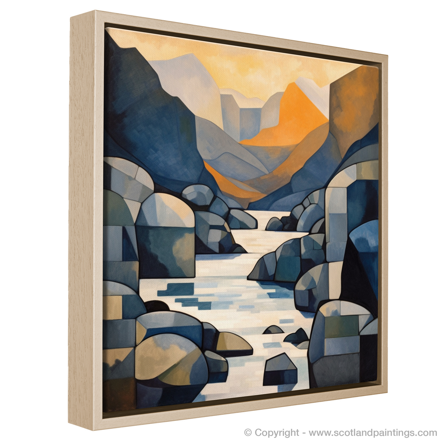 Cubist Twilight at Isle of Skye Fairy Pools