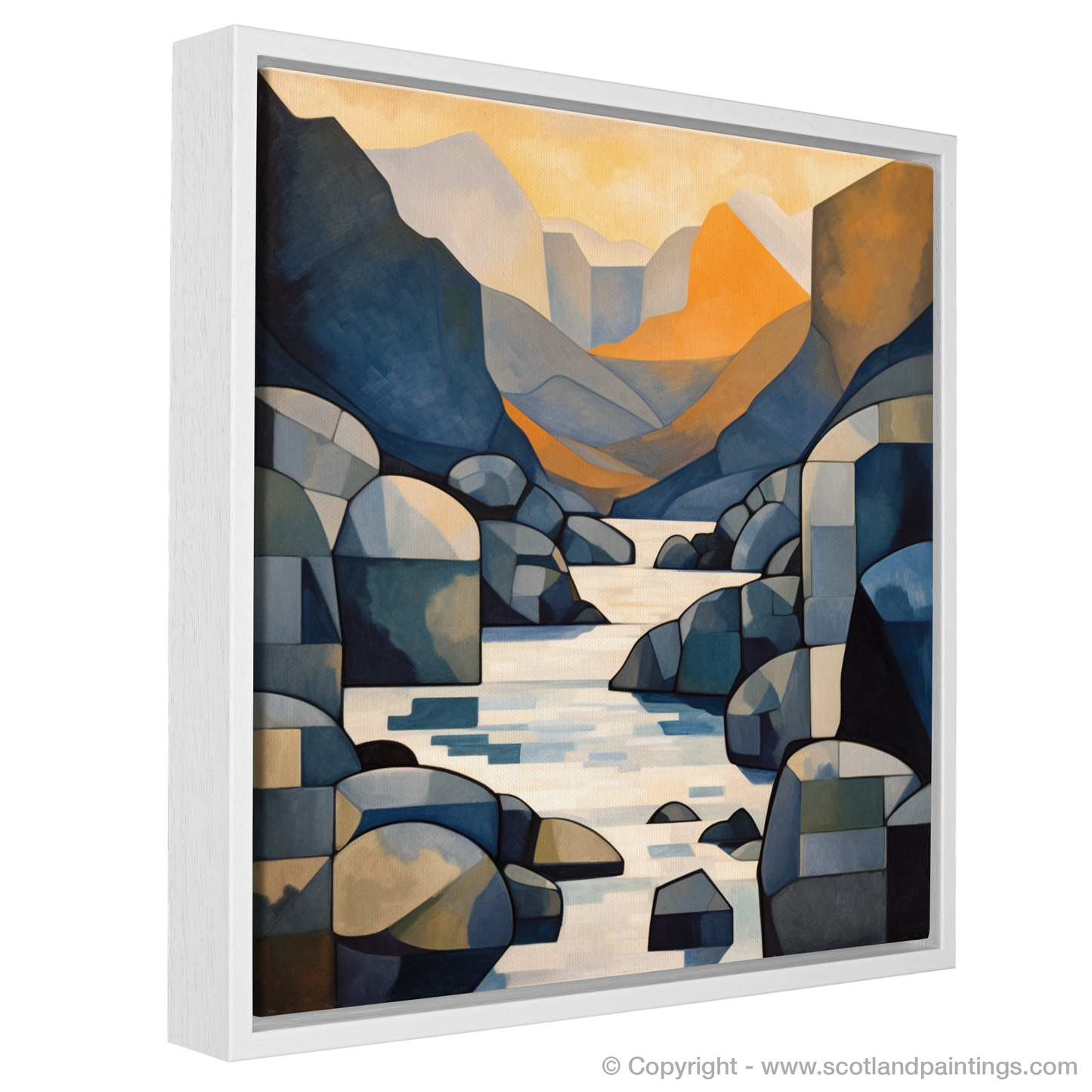 Cubist Twilight at Isle of Skye Fairy Pools