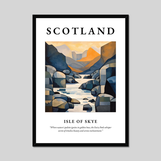 Poster of Isle of Skye, Scotland.