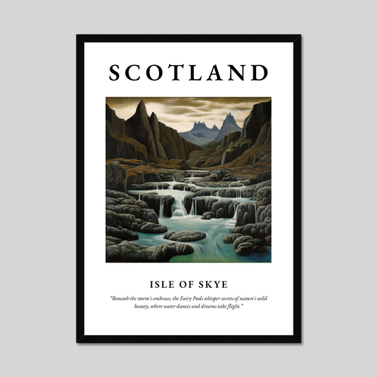 Poster of Isle of Skye, Scotland.