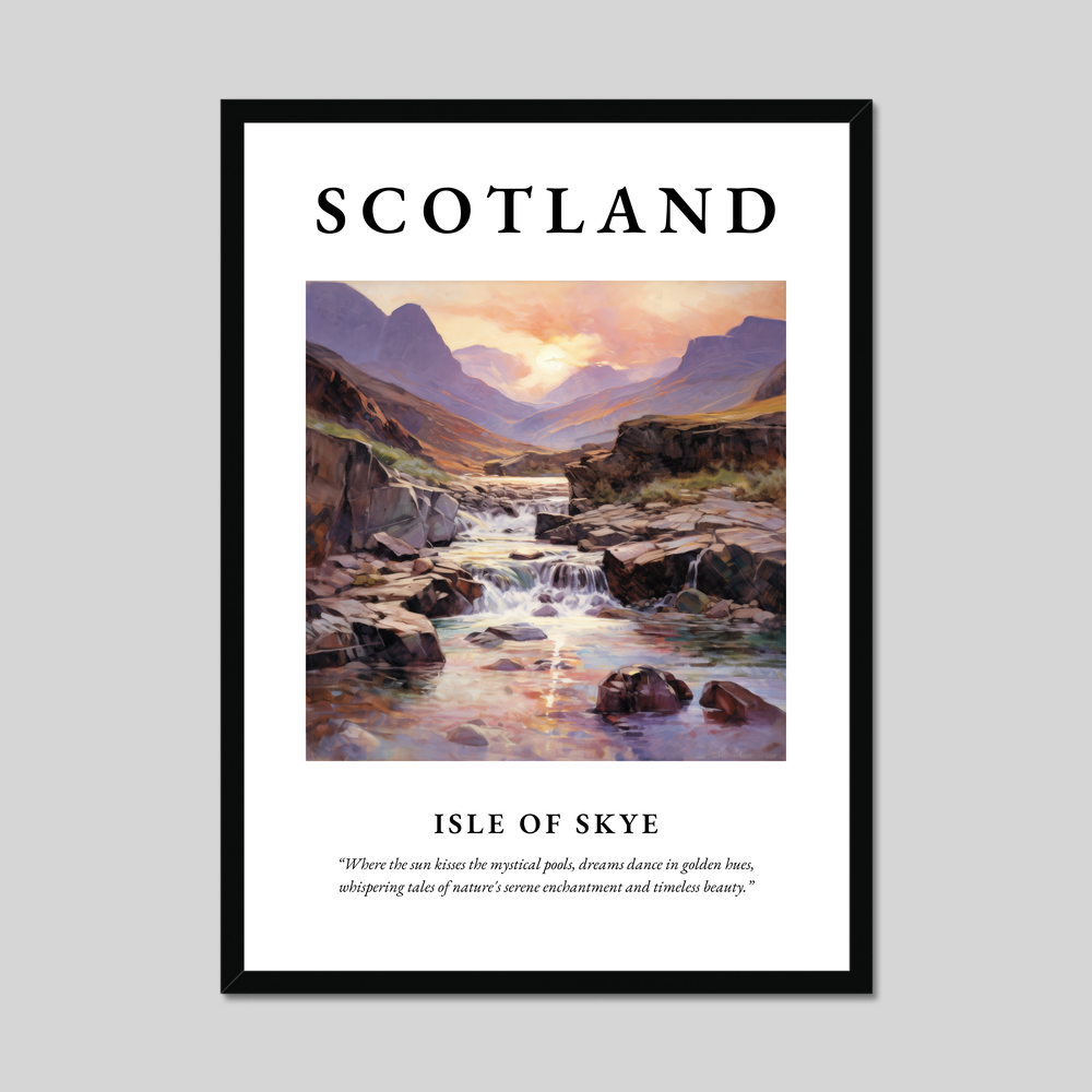 Poster of Isle of Skye, Scotland.