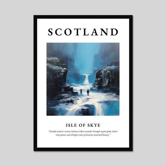 Poster of Isle of Skye, Scotland.