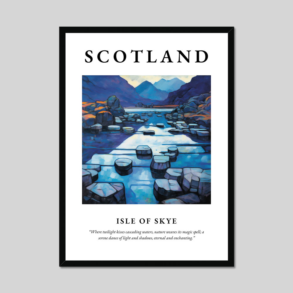 Poster of Isle of Skye, Scotland.