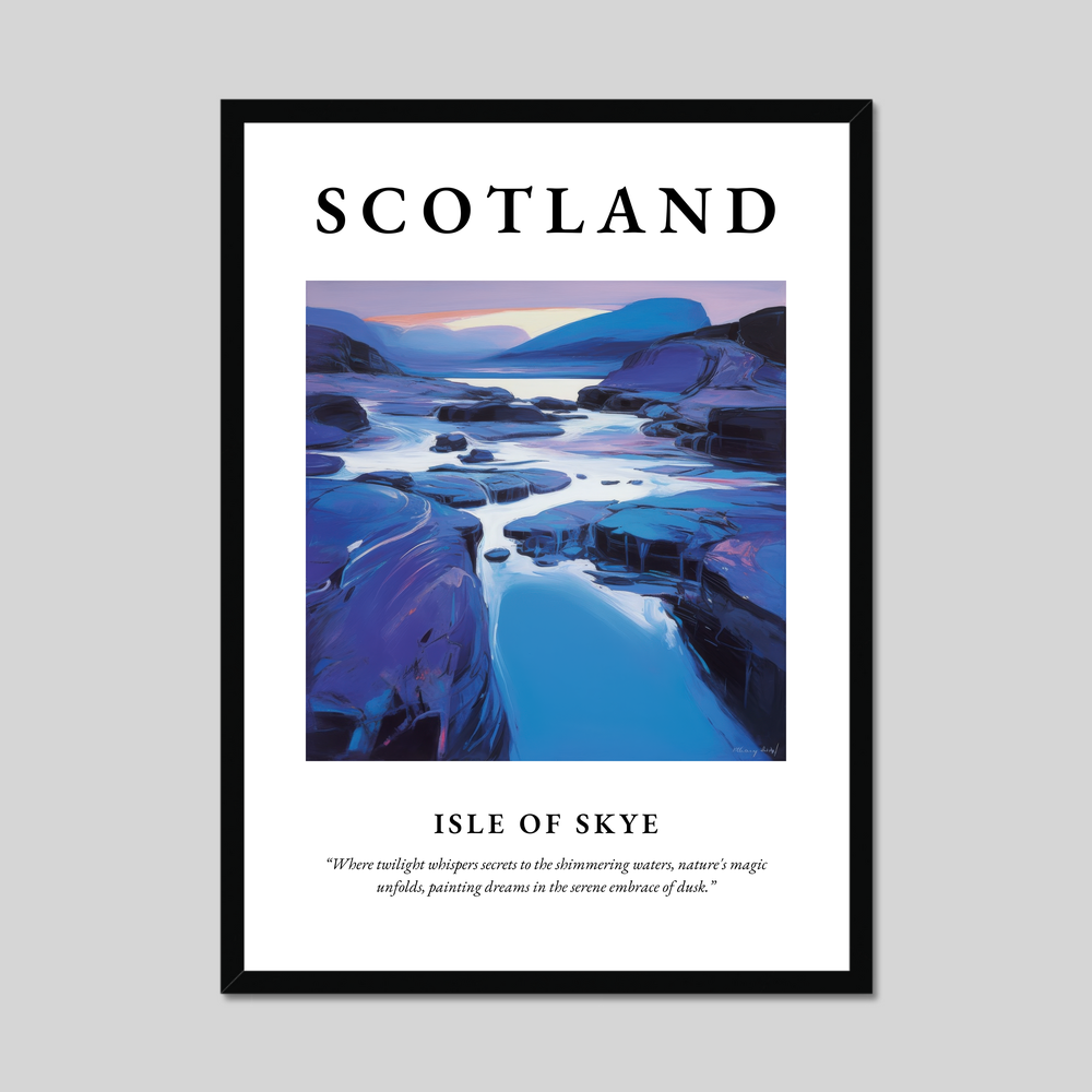 Poster of Isle of Skye, Scotland.