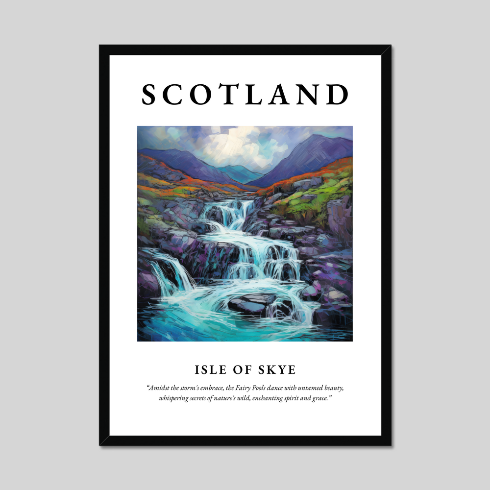 Poster of Isle of Skye, Scotland.