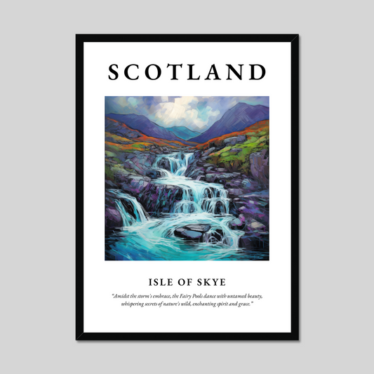 Poster of Isle of Skye, Scotland.