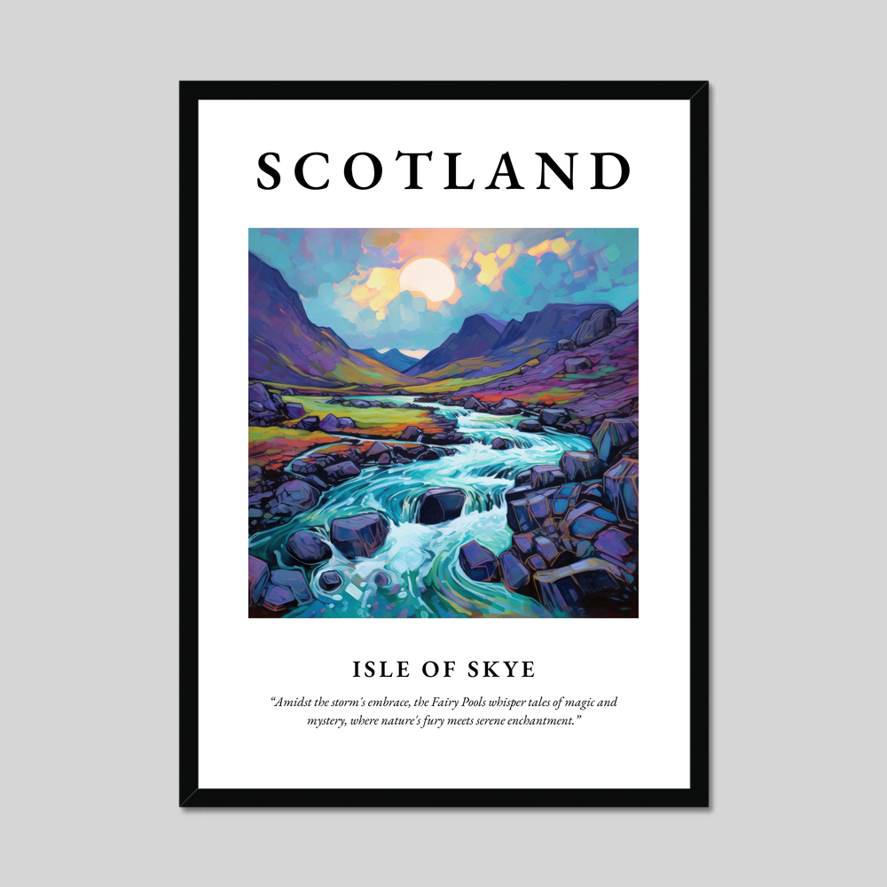 Poster of Isle of Skye, Scotland.