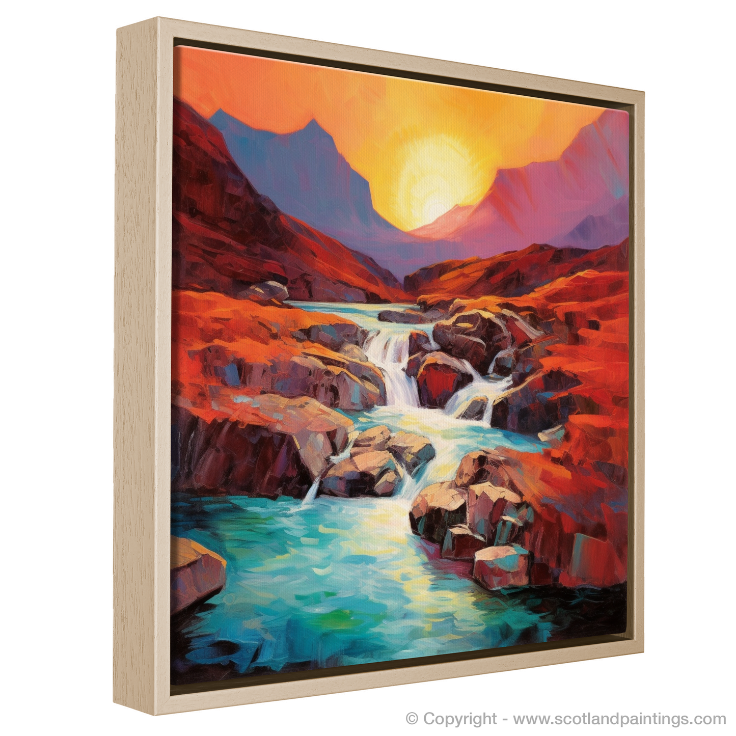 Isle of Skye Fairy Pools at Sunset: A Fauvist Dream