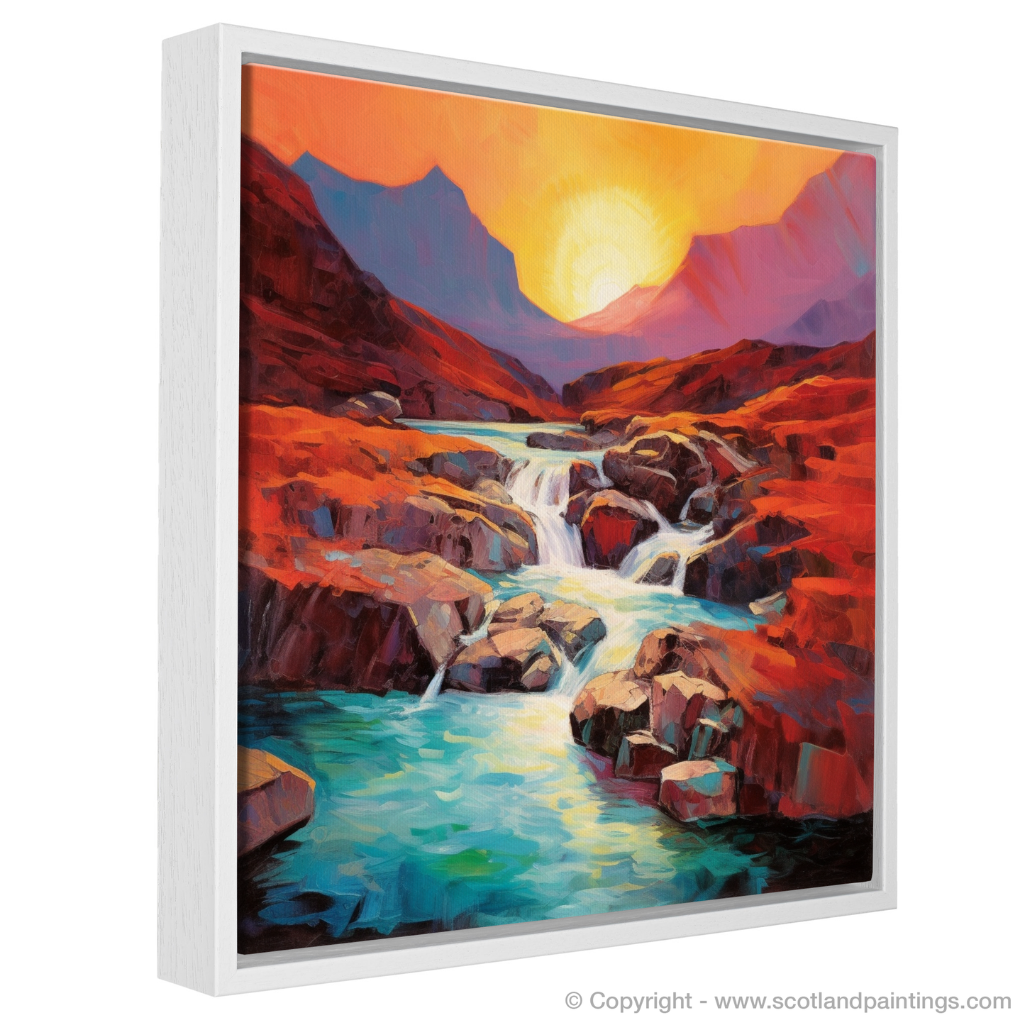 Isle of Skye Fairy Pools at Sunset: A Fauvist Dream